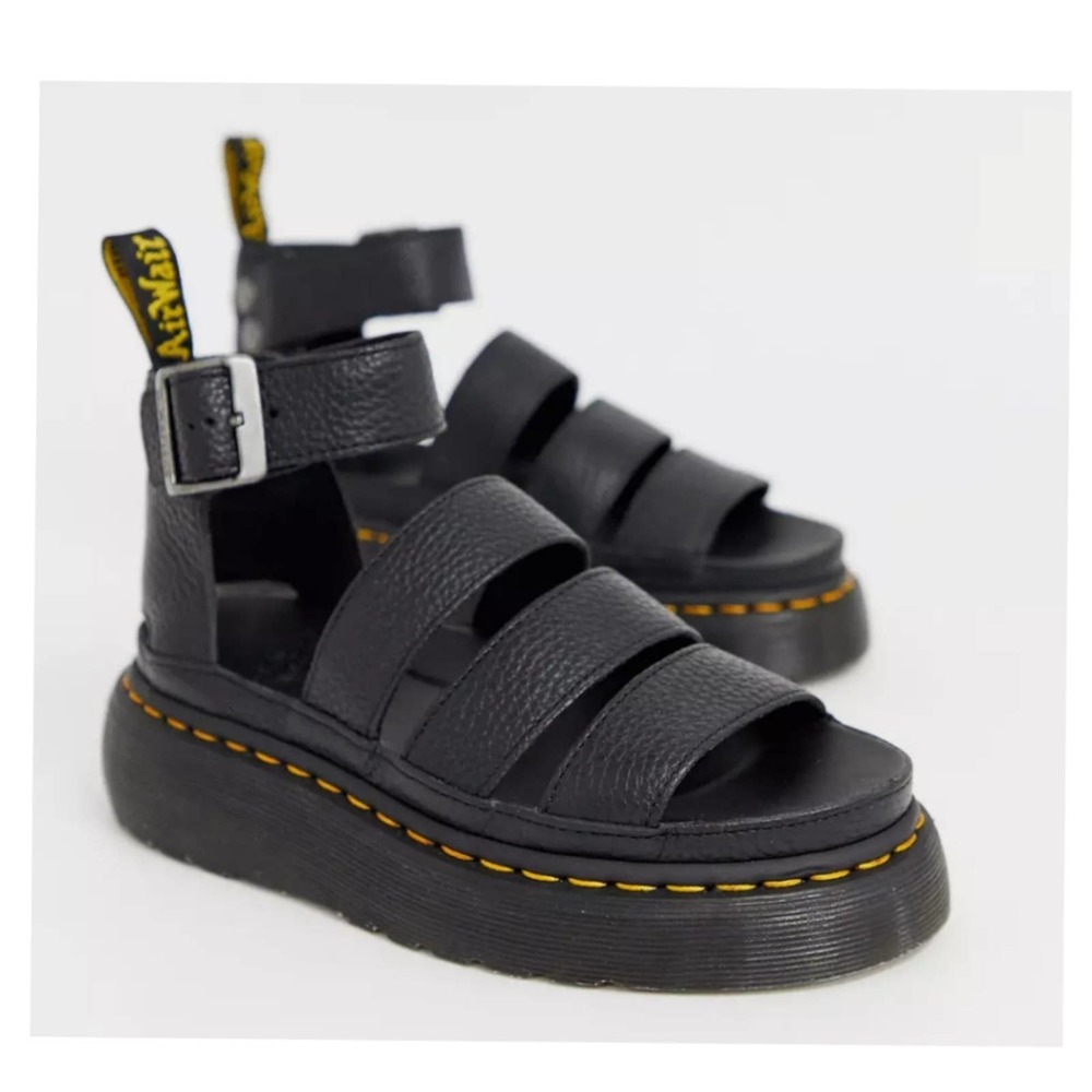 Dr. Martens Womens Clarissa II Quad Aunt Sally Black Sz 11 DOC MARTENS TALL